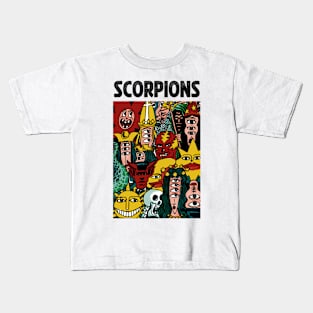 Monsters Party of Scorpions Kids T-Shirt